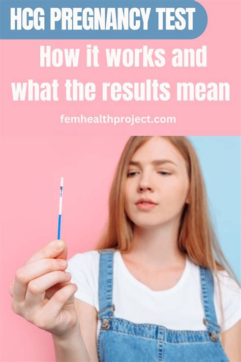 HCG pregnancy test: How it works and what the results mean.